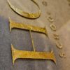 Harry Potter Wall Art – Hogwarts Gryffindor Gold Leaf Sign