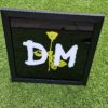 Reverse Gilded Glass Rose – Depeche Mode Inspired Gold Leaf Artwork
