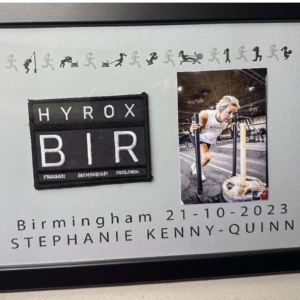 HYROX poster wall display personalised