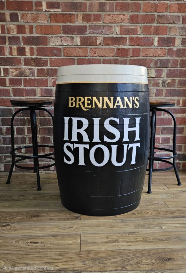 Personalised Hand Painted Whiskey Barrel