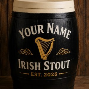 Personalised Hand Painted Whiskey Barrel